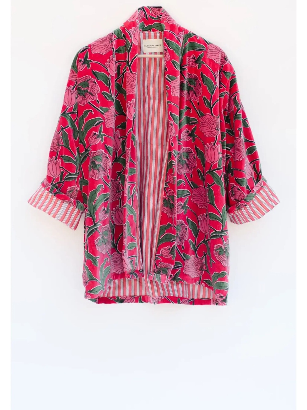 Boho Chic Velvet Jacket - Picture 2 of 3
